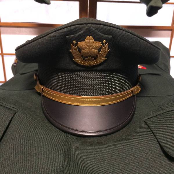 陸上自衛隊 91式制帽 幹部用(尉官）サイズ58cm チェッコ式(制服