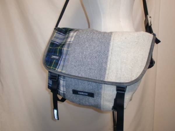 メッセンジャーバッグ 美品 TIMBUK2 ×ハリスツイード×VELORBIS