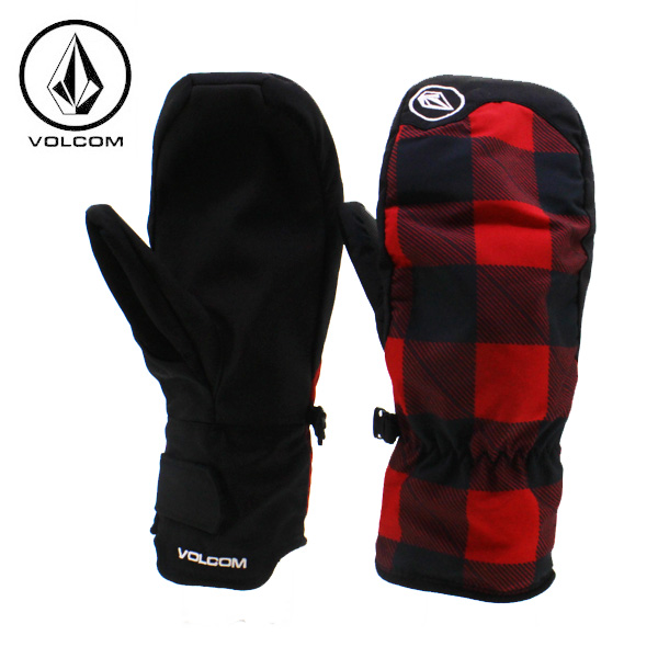 1円 SNB/16 VOLCOM グローブ/V-Paw Mitt/RED/J6851608/M