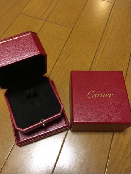 送料込カルティエ指輪リング箱ボックス プレゼント 美品_1