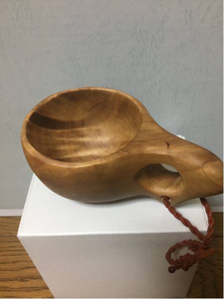 新品・未使用】ククサ【Kuksa】一つ穴カップ 北欧フィンランド