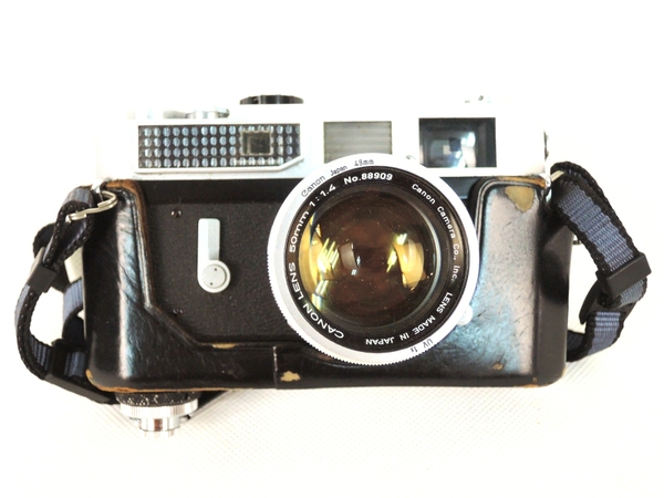 キャノン model7 レンズ50mm 1:1.4 ジャンク品 Canon ジャンク Canon MODEL 7 フィルム 50mm F1.4 Y2191886