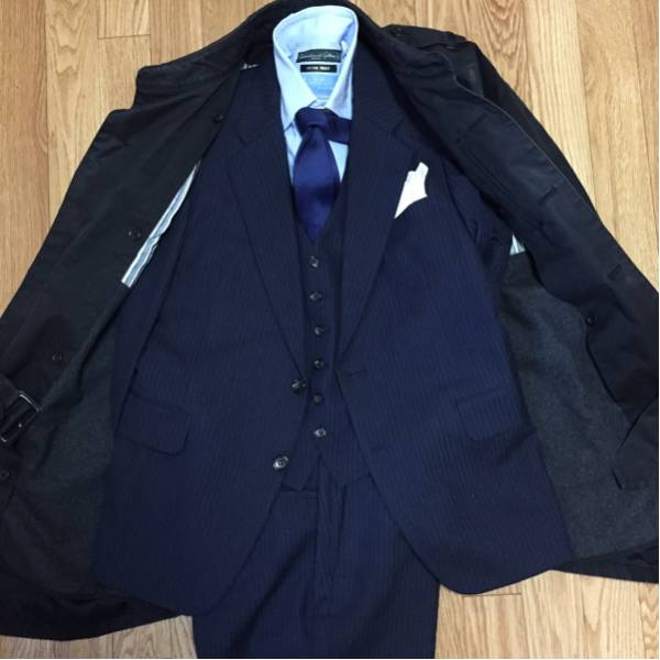 22ポールスミス　ロンドンのカシミヤライナー付トレンチコート