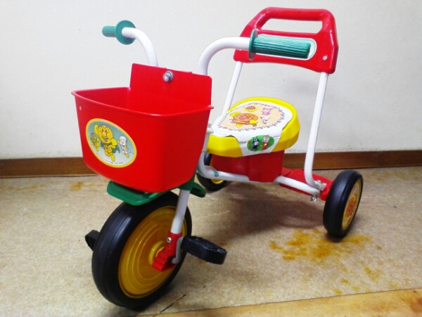 アンパンマン デラックス R 三輪車 レッド 外出/移動用品 アンパンマン