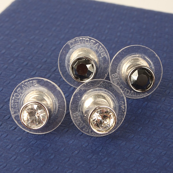 g154a【スワロフスキー】ピアス シルバー 2個set 1092467 1086