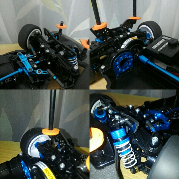 し*ぶ様 TT02 フルベア　前後ユニバ付き　オプション多数 タミヤ TT02 TT-02 オプション多数装備 フルベアリング し*ぶ様 TT02