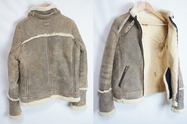 AZ エーゼイ ジュンハシモト ムートン ブルゾン ジャケット M