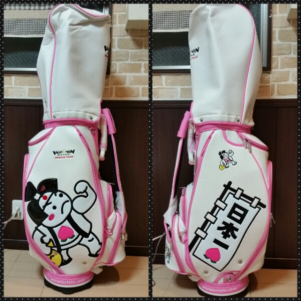 winwin style キャディーバッグ　桃太郎 ラスト1点 新品 WINWIN STYLEキャディバッグ 桃太郎/日本一 ラスト1点
