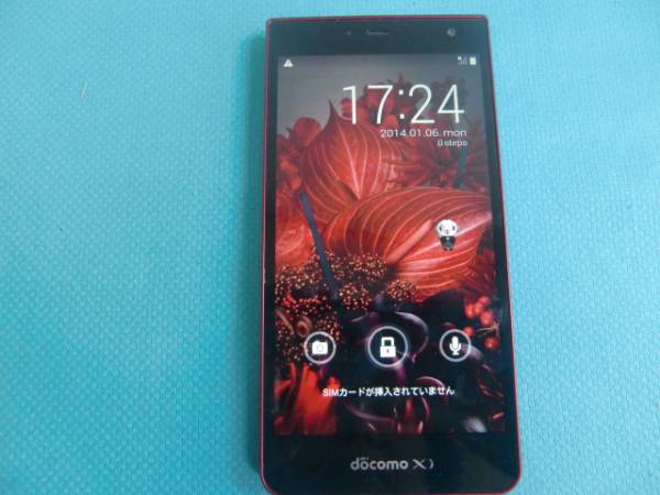 K110/スマートフォン/Docomo/F-05F/初期化済/ジャンク扱