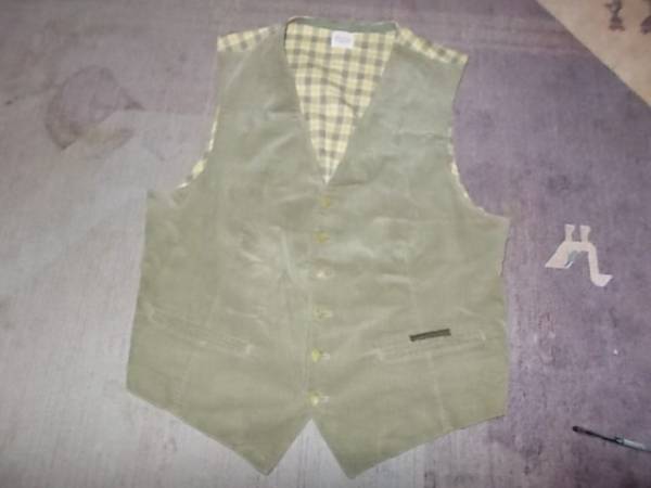 パパスベスト　コーデュロイ　サイズL　美中古