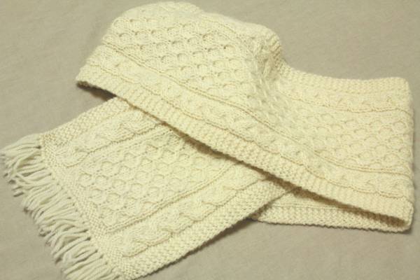 INVERALLAN Jamieson&Smith フィッシャーマン マフラー INVERALLAN Jamieson&Smith フィッシャーマン マフラー INVER ALLAN