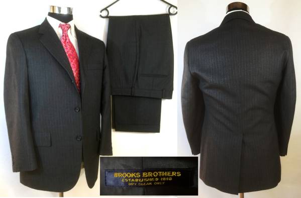 新品/ブルックス/秋冬物スーツ/希少品/日本製/ヤフオク年末