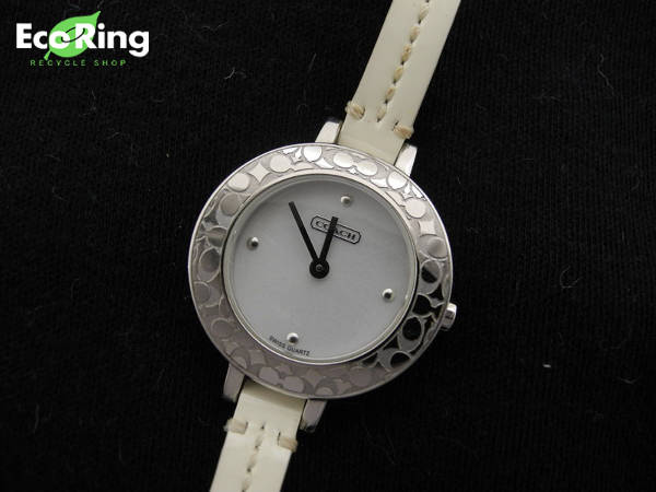 1円 COACH コーチ 8.820.745 レディース腕時計 ホワイト CP161