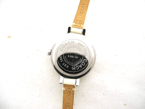 1円 COACH コーチ 8.820.745 レディース腕時計 ホワイト CP161
