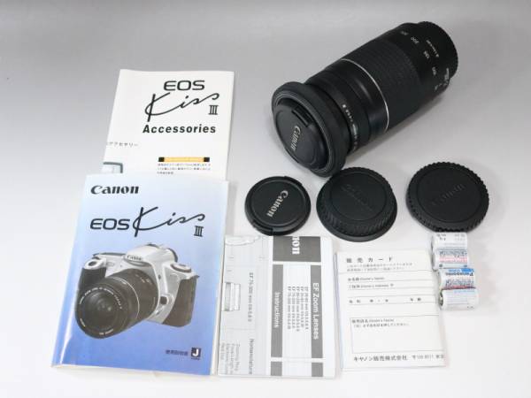 キャノン EOS Kiss Ⅲ フィルムカメラ＆レンズ&バッグセット オート