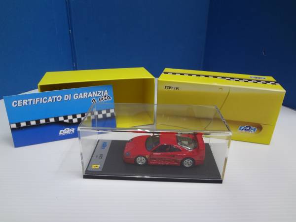 BBR 1/43スケール フェラーリF40 ストリート1987 赤