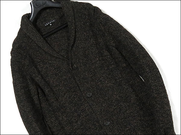 luxe theory ショールカラー ニットジャケットカーディガン 0 セオリー 