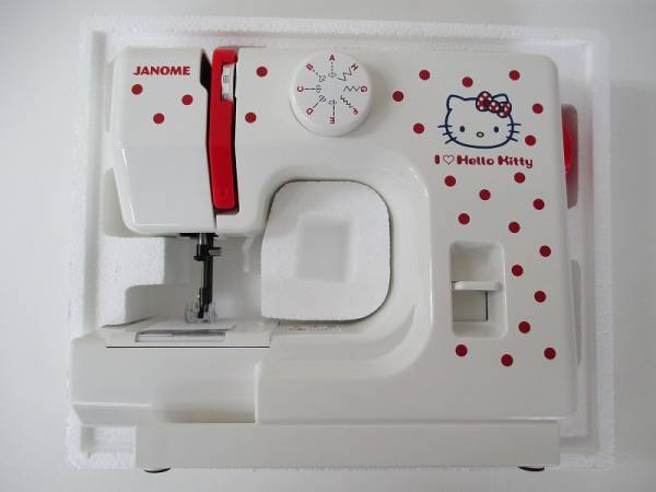 ハローキティ コンパクトミシン KT-525N JANOME(ハローキティ)｜売買