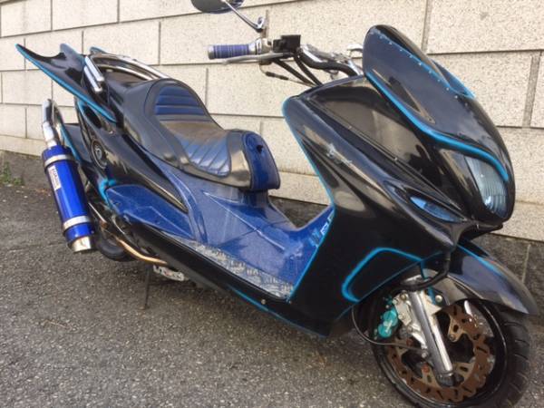 ★”マジェ125エアロカスタム メンテナンスorレストアベース車！