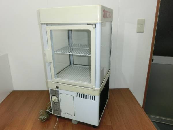 SANYO 小型 冷蔵ショーケース 4面ガラス 中古 100V 業務用 1面開け 冷蔵庫