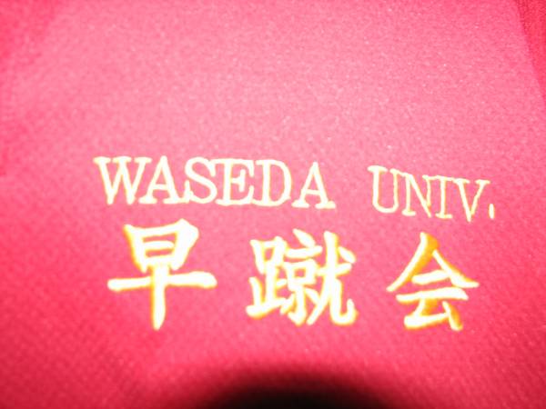 早稲田大学 サッカー 選手用 ユニフォーム ナイキ 支給