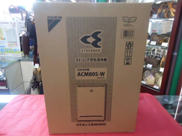 ☆未使用☆DAIKIN/ダイキン☆空気清浄機☆ACM80S-W☆3☆