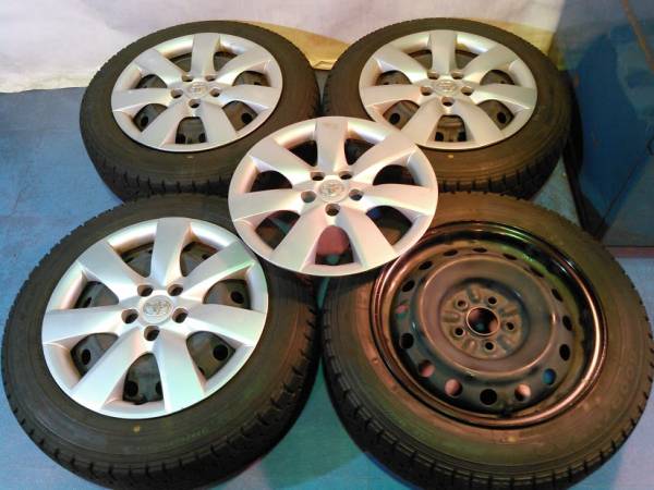 新型 シエンタ ラクティス トヨタ純正 175/65R15 中古 4本 冬 シエンタ