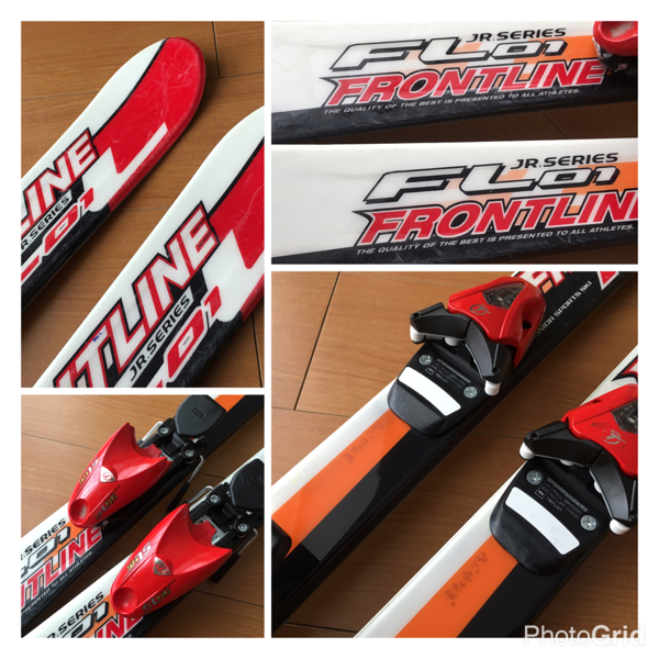 FRONTLINE★ジュニアスキーセット★板120＆ブーツ22cm_2