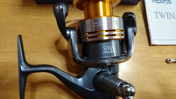 シマノ 09 ツインパワー SW6000HG 中古美品 ジギング リール シマノ 09 ツインパワー SW6000HG 中古美品 ジギング リール