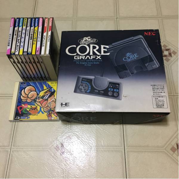 PCエンジンコアグラフィックス・PC電人など10本付・動作確認済