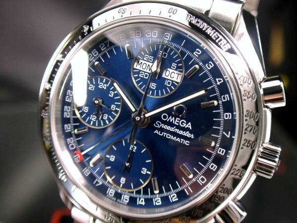 オメガ スピードマスター クロノグラフ 7751 デイデイト 極美品