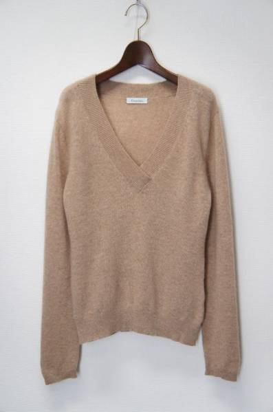 F8358*グラスティアラ*カシミヤ100％Vネックニット*セーター
