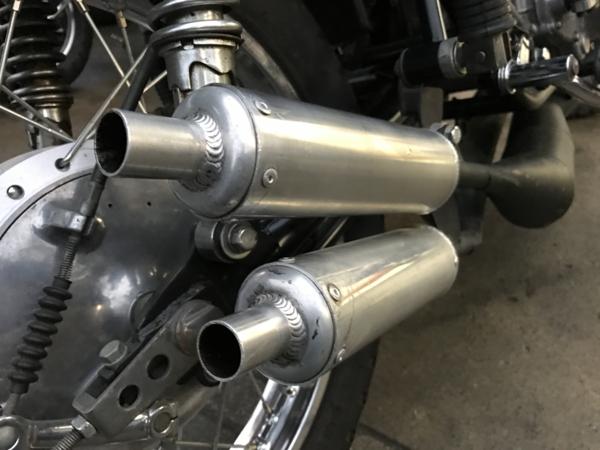 KH400用 当時物 ルーニー 3本チャンバー BEET 売り切り(マフラー本体
