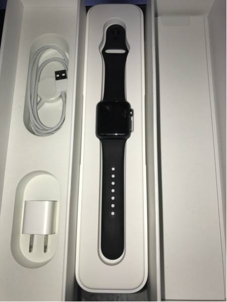 初代AppleWatch 38mm Sport スペースグレイ