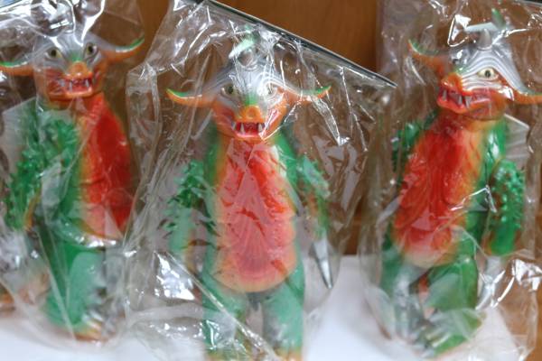 バラバ　ソフビ３体まとめて　新・復刻版怪獣シリーズ　未開封