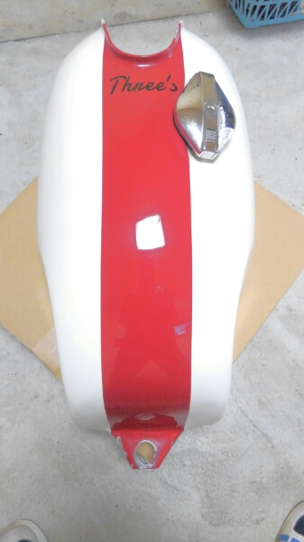 SR400/SR500 社外 FRP タンク 検)BSA アルミタンク カフェ FRP goods