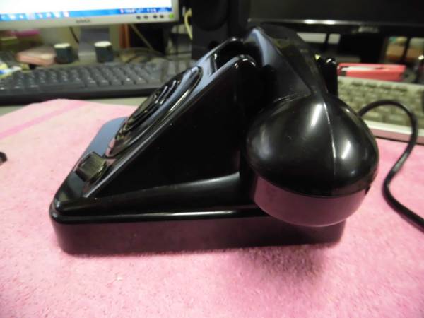 美品レア★NEC 内線黒電話?ダイヤル無し NTP-10C★
