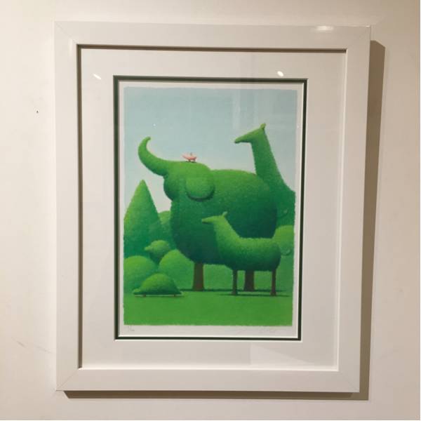 渡辺宏 絵画 天使の散歩 渡辺宏 版画（ジクレー） 天使の散歩[6月