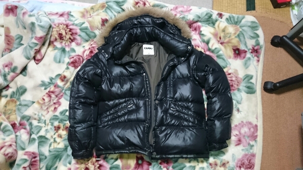 CAMP7ダウンジャケットM黒美品