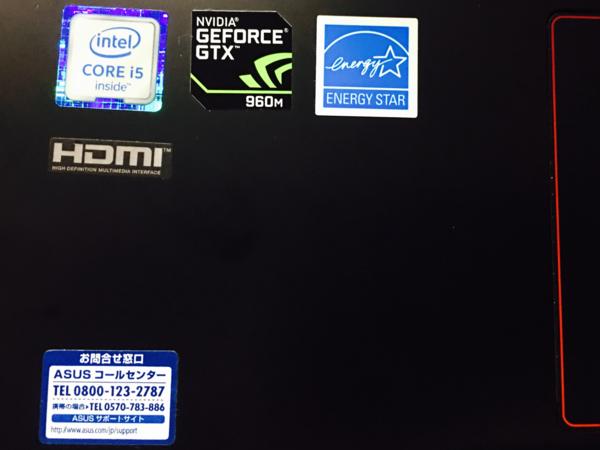 ゲーミングノート 02ゲーミングWin10☆C-i5-6300HQ☆ASUS ROG GL552VW 