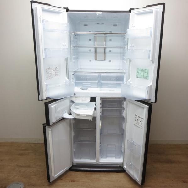 極美品1円 三菱 冷蔵庫 MR-A41YY-RW 405L 2014年製 フレンチドア(400 