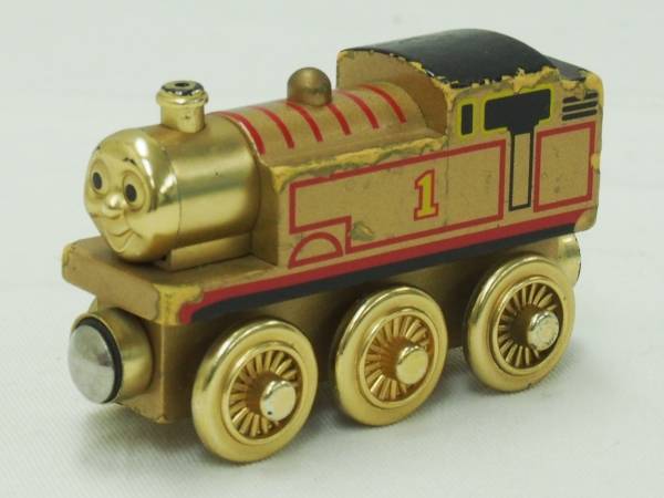 木製レールシリーズ トーマス 60周年記念 ゴールド 金 車両(きかんしゃ 