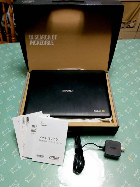 ASUS C300MA-BLACK Chromebook 13.3インチワイド液晶 現物 美品