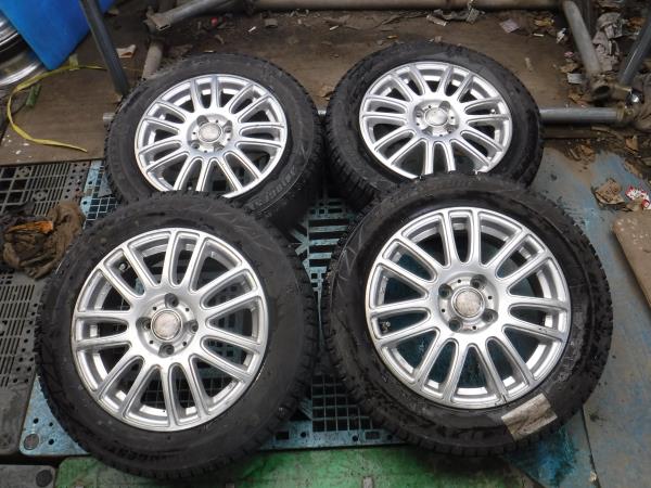 送料無料●アルミ 7.5分山 4本 175/65R15 BS REVO2●11294