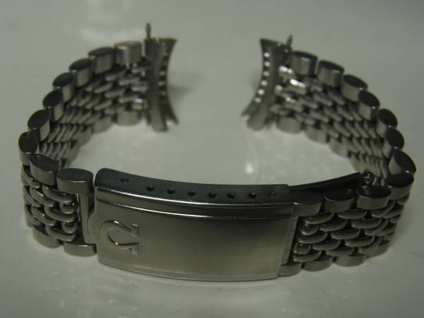 1 オメガ　純正ステンレスブレス　18ミリ　8220　　15.2センチ