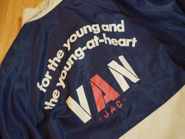 VAN JAC バックアーチロゴコーチジャケットM VAN Jacket - VAN JAC