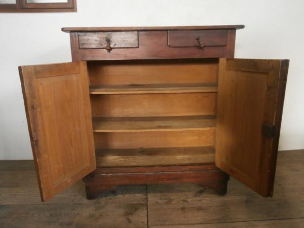 L465◆英国アンティーク◆重厚な古い木製キャビネット◆飾り棚C キャビネット 公式クラシックデモダン アンティーク家具