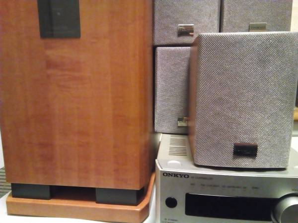 ONKYO BASE-V10 S 美品 5.1chサラウンドスピーカーシステム デジタルシアターシステム インテック１５５ シリーズ_1