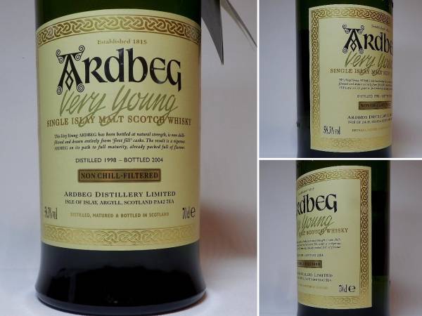 ARDBEG アードベッグ ベリーヤング 1998-2004 58.3% /未開栓