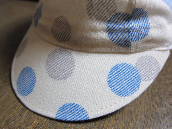 ◆新作 新品 縁 enishi handmade cyclecap ◆縞水玉◆_3